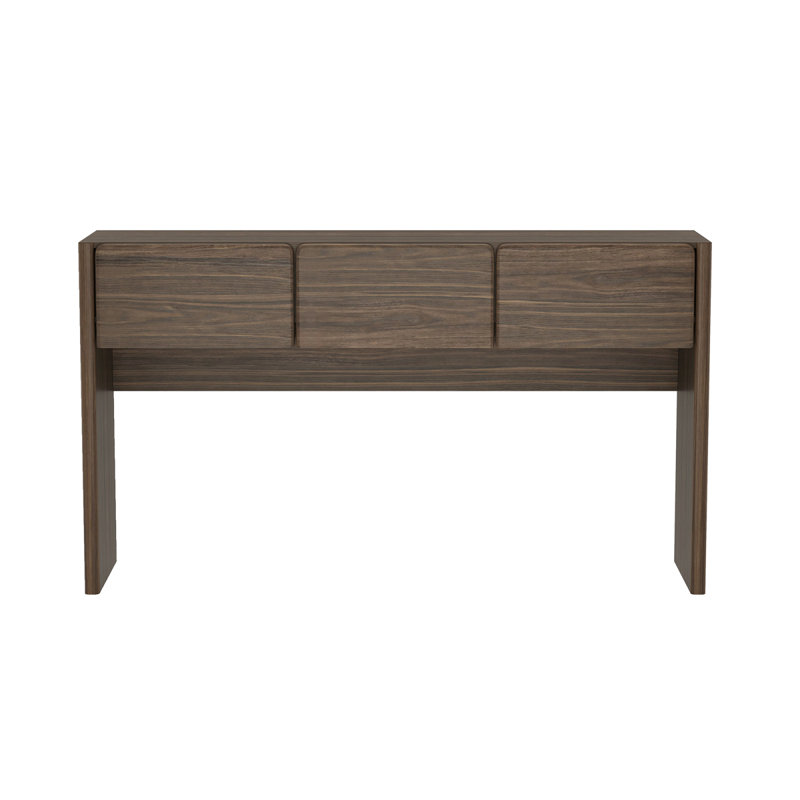 Linda Console Table In Walnut Brown, Walnut Brown