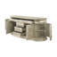 Rutger 5-Drawer Dresser in Antique Gold