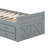 Twin Size Wooden Bed With Trundle-2070524987