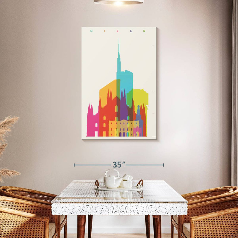 Nicci Vibrant Milan, 45" H x 30" W