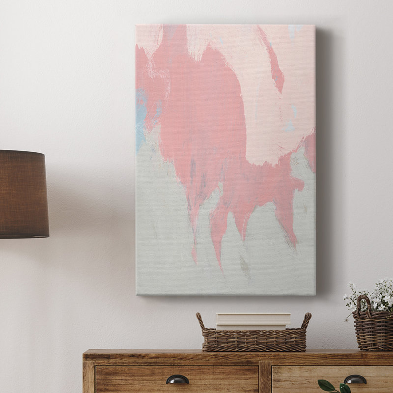 Blush Abstract II - galerie Cavas sur mesure, H 27 po x l 18 po
