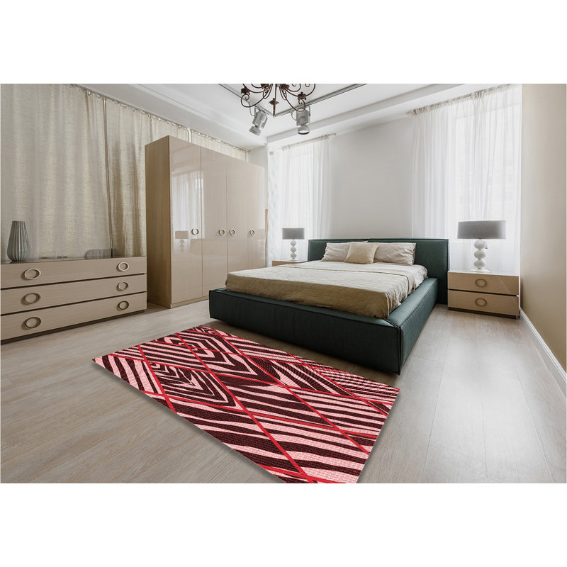 Striped Indoor Rug, Rectangle 5' x 8'