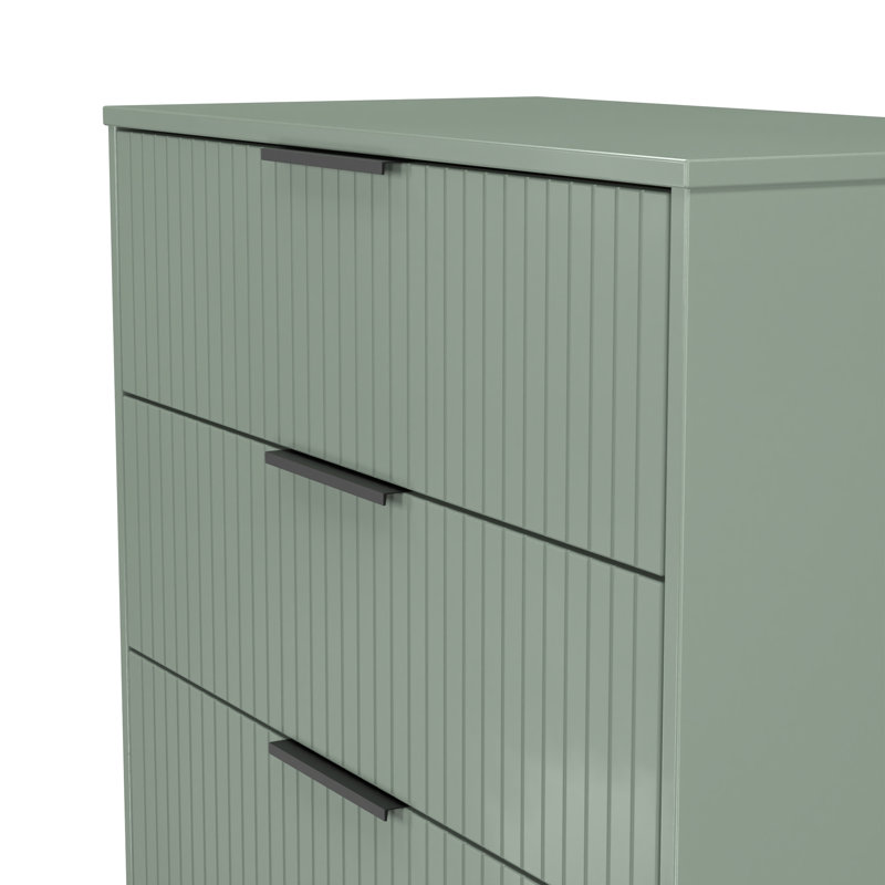 Berklie 77cm W 4 - Drawer Chest of Drawers, Reed Green
