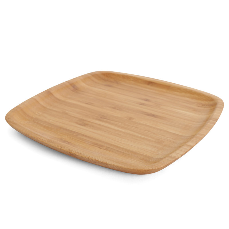 Reusable Bamboo Square Dinner Plate