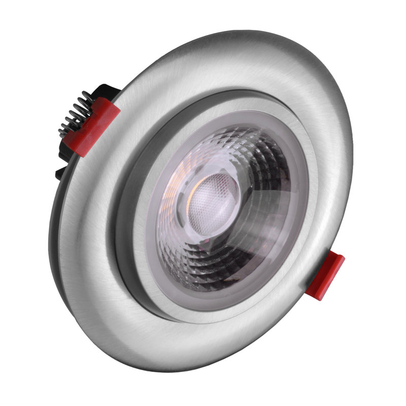 Plafonnier encastré à intensité variable DEL 4,95 po, 983, 2700 K, Nickel