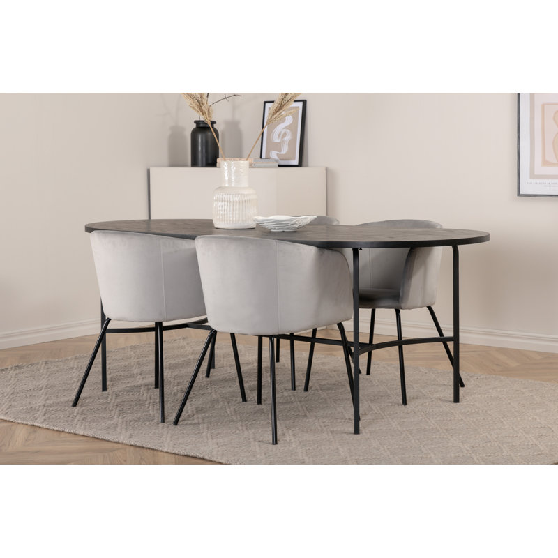 Skate 4 - Person Dining Set, Beige