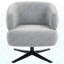 Canapé de loisir pivotant Cuddle, adapté aux balcons, aux bureaux et aux salons, gris-175331866