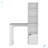 Ripley Writing Desk With Bookcase and Cabinet, Office-109012741