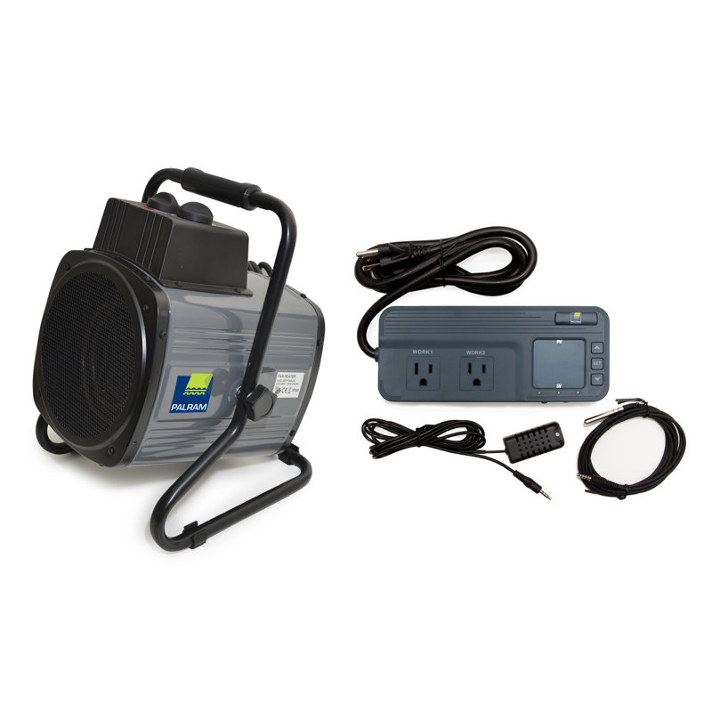 Palram - Canopia 1500W Portable Greenhouse Heating and Insulation