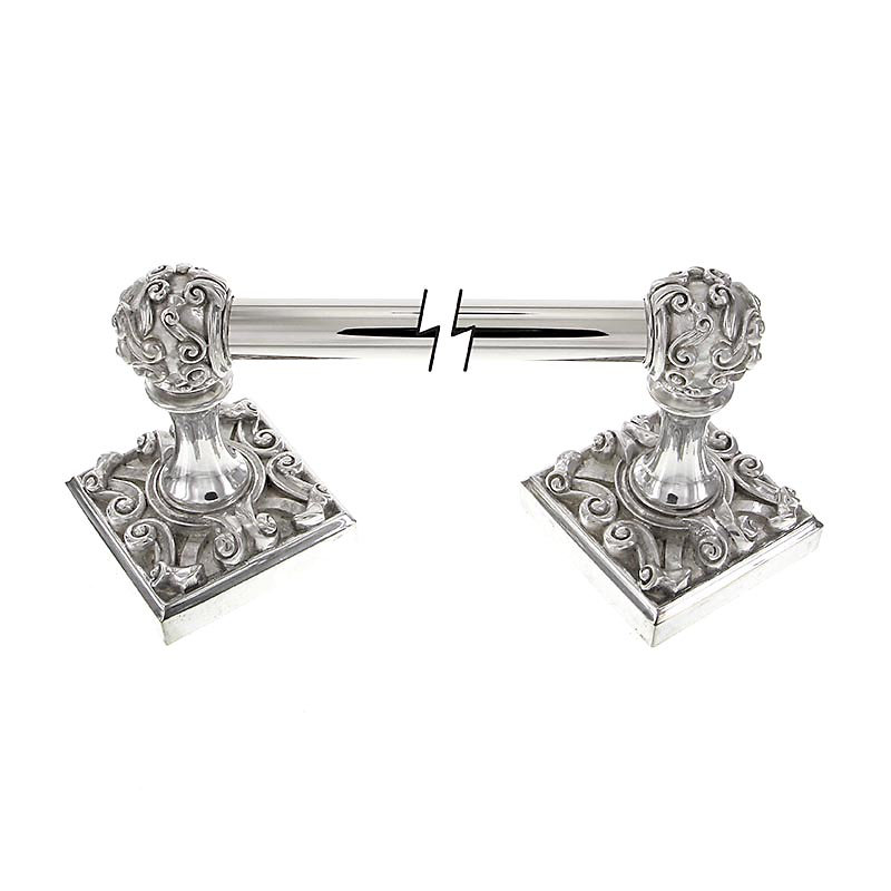 Sforza Wall Mounted Towel Bar, Polished Nickel