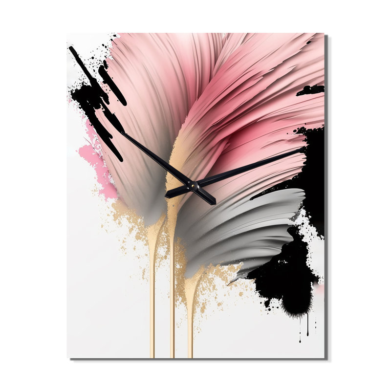 Gerbera Fleurs hyperréalistes IV - Horloge murale marguerite florale, Petit