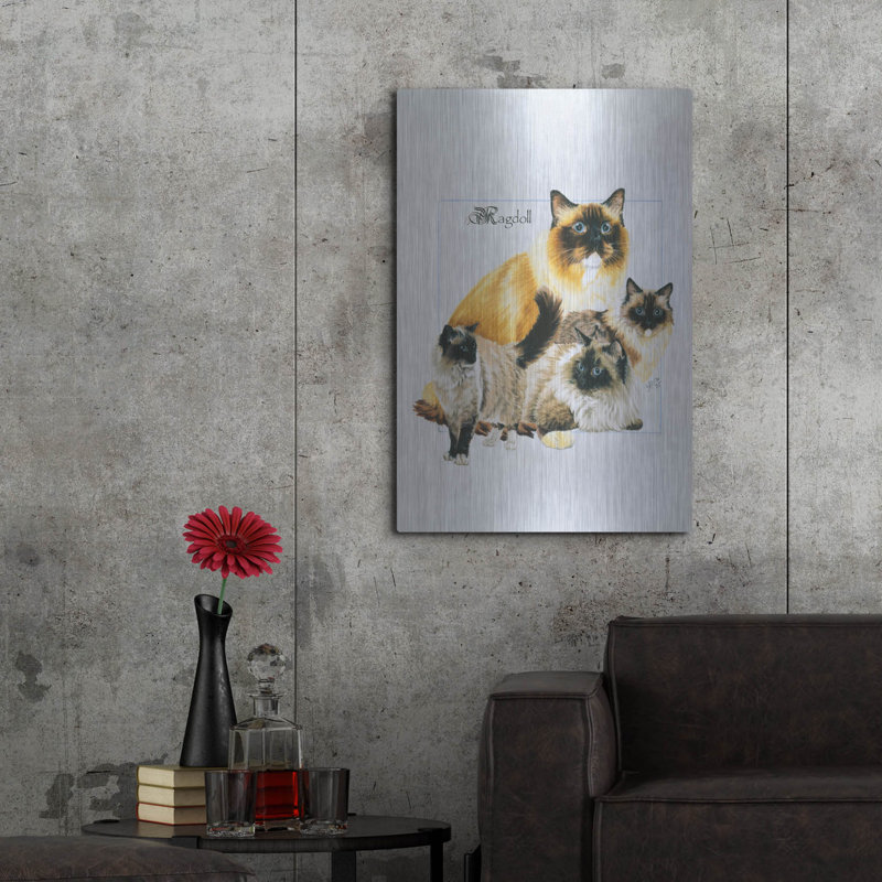 "Ragdoll" par Barbara Keith, H 36 po x l 24 po