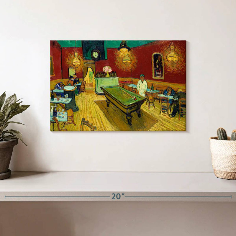 Senne The Night Cafe, 8" H x 12" W