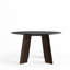 Modern Fin Round Marble Dining Table-66198506