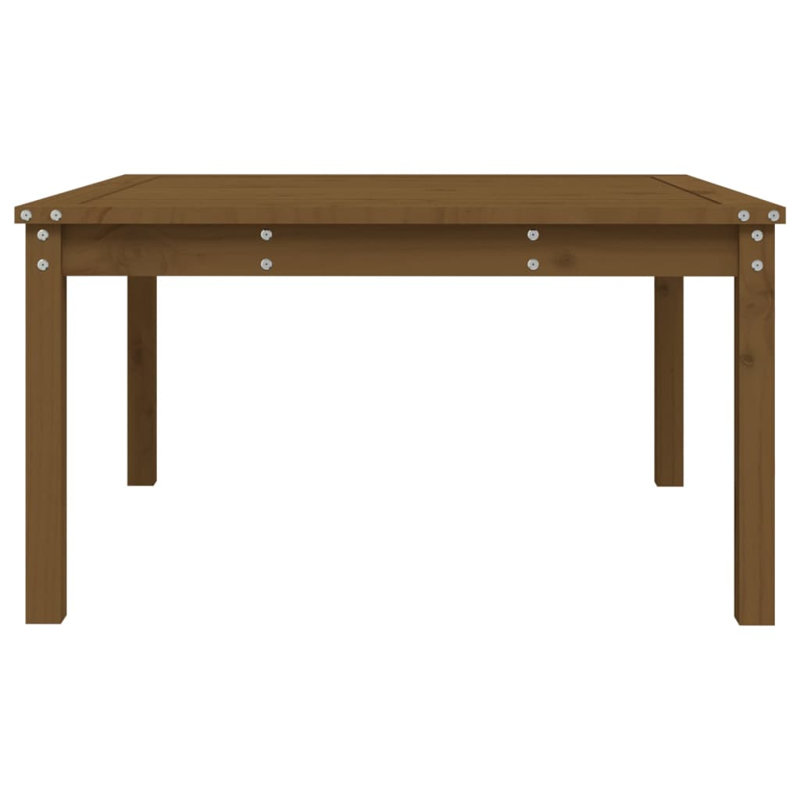 Jattin Square Pine Outdoor Coffee Table , 82.5cm cm W 82.5cm cm D, Honey Brown