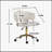 Versatile Modern Home Office Desk Chair with Wheels, Swivel and Height Adjustable Function, Ideal for Various Tasks and Comfortable Sitting-526591649