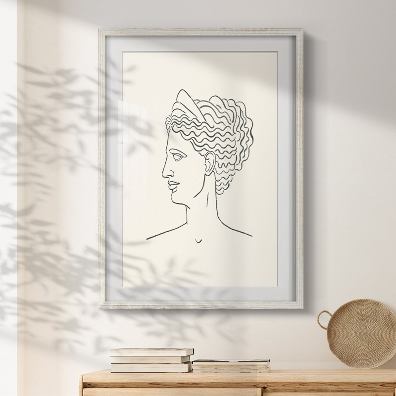Art graphique sur toile tendue, H 28,5 po x l 20,5 po, Blanc