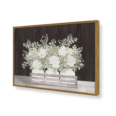 «Crated Flower Trio» par Cindy Jacobs, reproduction d'art