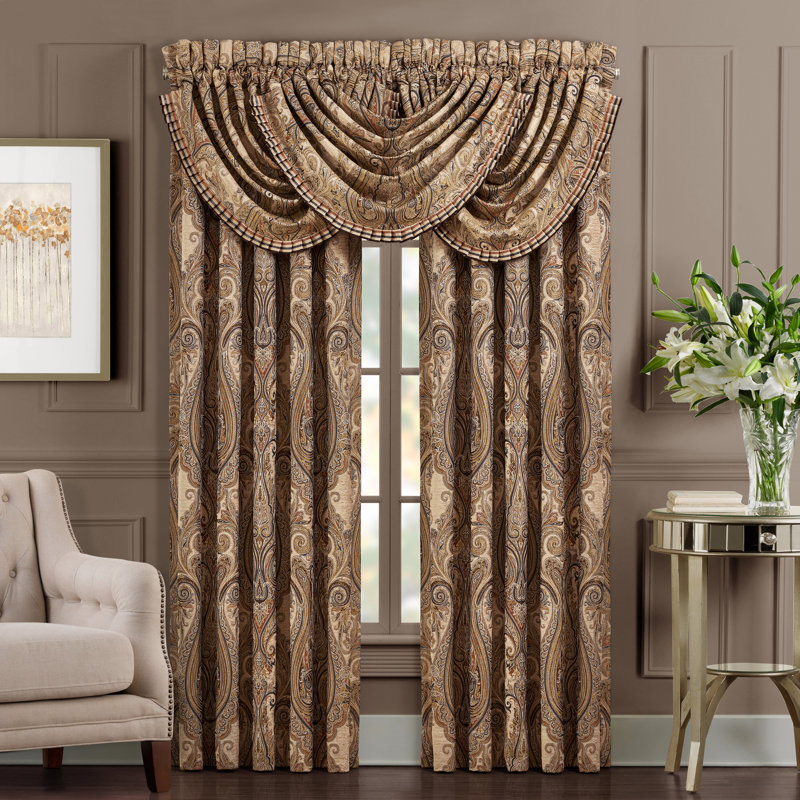 Annaleia - Paire de rideaux, 50"" W x 84"" L, Beige