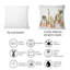 Rectangle, plantes d'intérieur d'intérieur Urban Jungle I - Coussin décoratif imprimé traditionnel