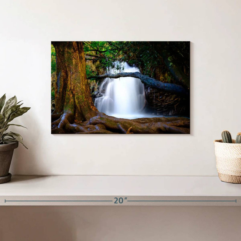 Maui, chutes d'eau jumelles, H 8 po x l 12 po