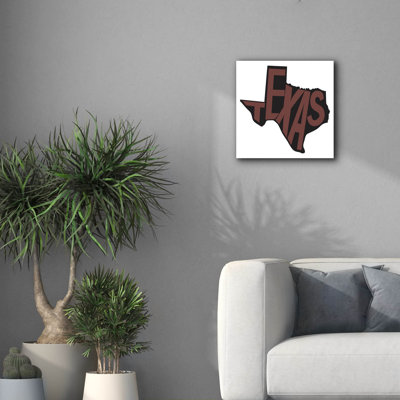 'Texas 2' by Art Licensing Studio Canvas Wall Art