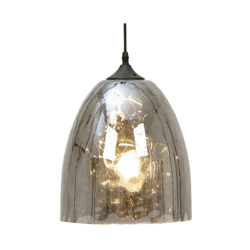 Flatiron 1 - Light Black Dome Pendant