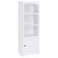 Armoire Donna Media Tower, tablettes réglables, bois 71 po-109212898