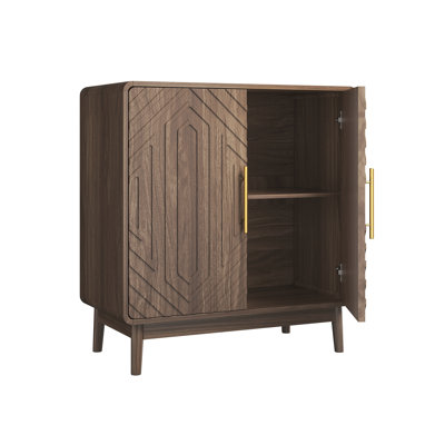 Buffet de rangement 2 portes en bois