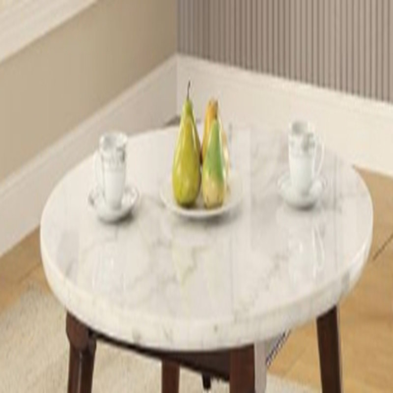 Table basse en marbre blanc Gasha