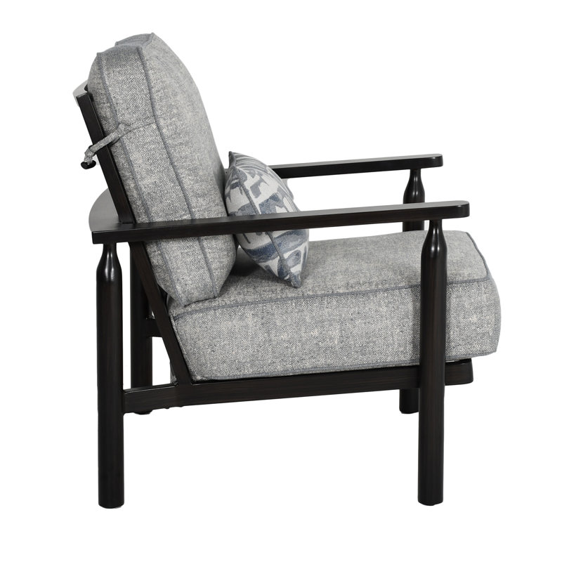 Holland Cushioned Lounge Chair w/One Accent Pillow