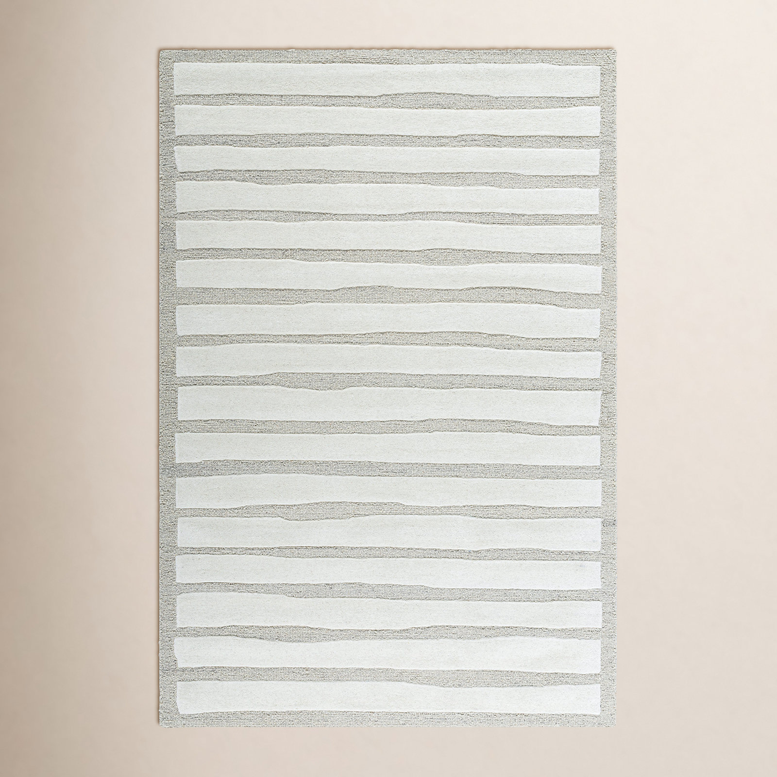Triton Hand-Tufted Striped Rug, Rectangle 8' x 10'