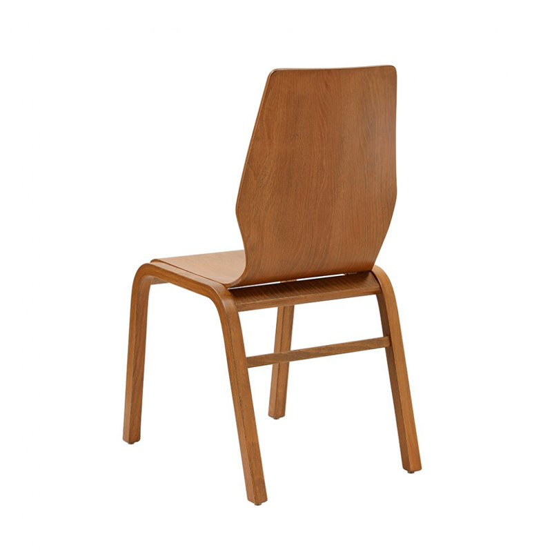 Chaise d'appoint en bois massif Baldo