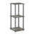Creekside Easy Assembly Stackable Bookcase, Bookshelf, Espresso/Black-103215825