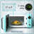 Nostalgia 0.7 Cubic Feet Countertop Microwave-67366384