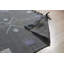4x6 Gray Flat Weave Wool Diamond Constellation Geometric Modern Contemporary Carpet Rug