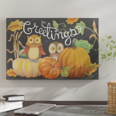 « harvest hibou i », reproduction d’impression sur toile tendue