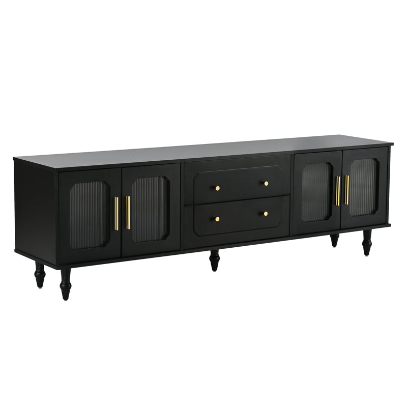 Hideaki 69.6'' Console Table, Black