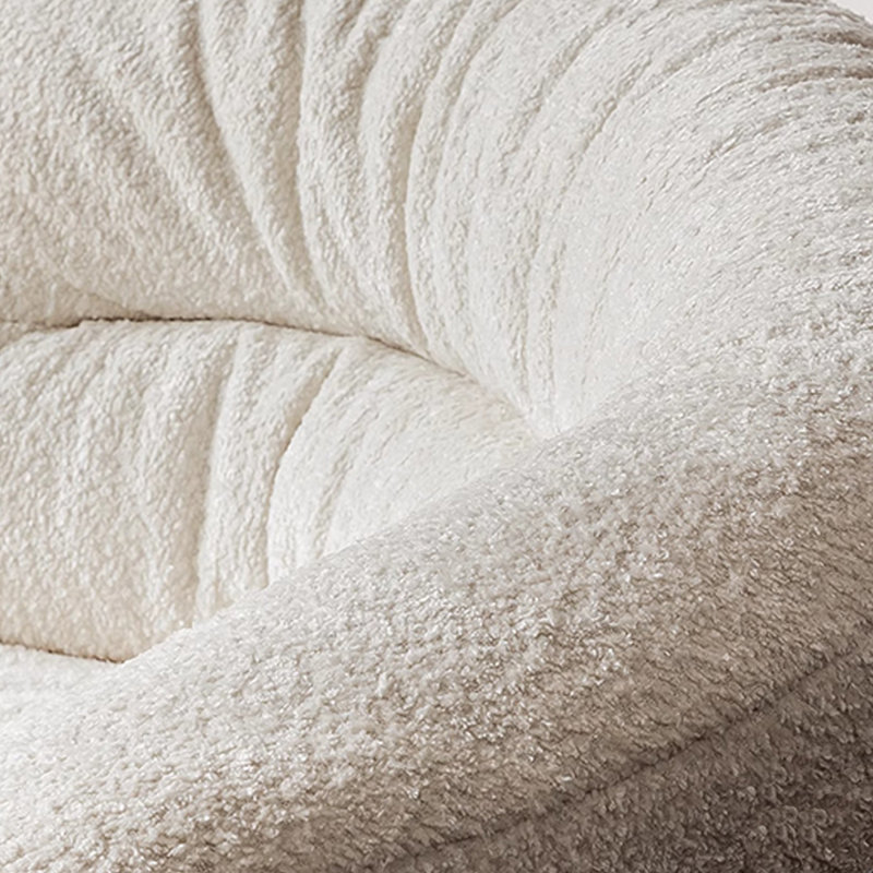 Cute and soft silent rotating lounge chair, Off-white