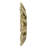 Succulent Wall Plaque, 10X1.6", Gold Luster Finish, Resin & Metal, Decor 10X1.6" Ornamentation, Gold, And Interior Element-600220609