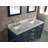 Minnetrista Double Bathroom Vanity with Marble Top-88070136