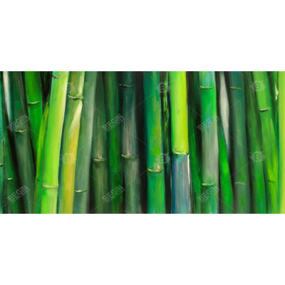 Bamboo plant - 15.75"x31.50" Desk mat
