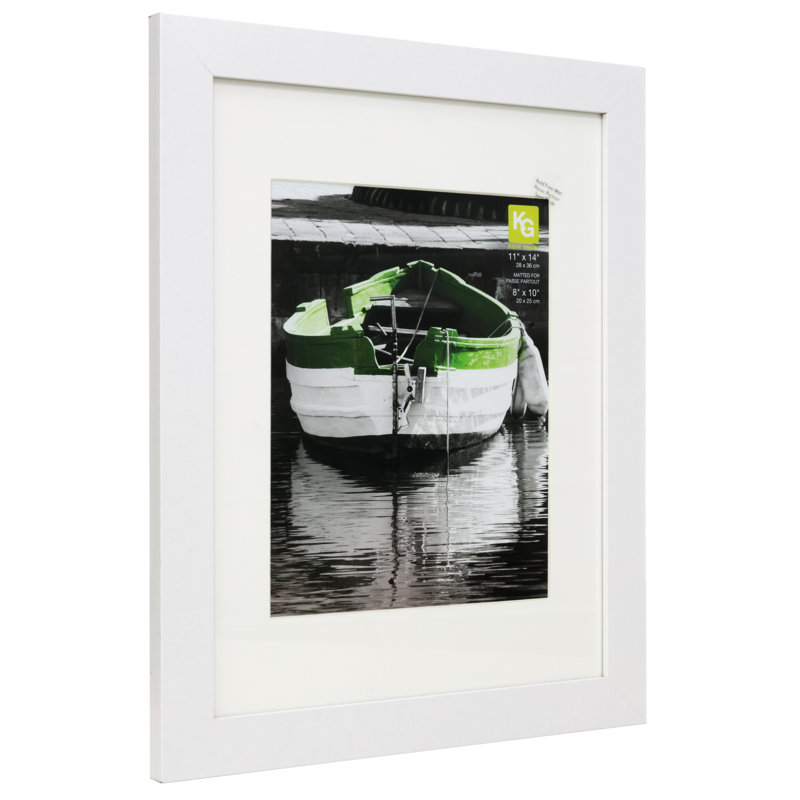 Mirabelle Matte Picture Frame, White