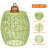 Joao Round 16'' Outdoor Side Table, Wicker Stool, Patio Ottoman, Backyard End Table, Garden Planter-2078296569