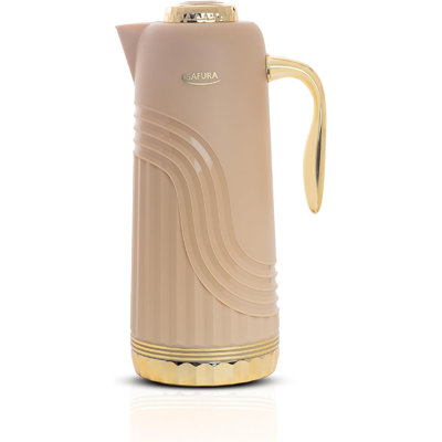 SAFURA Coffee Carafe Insulated – Vacuum Flask Coffee Carafes For Keeping Hot & Cold Liquid Double Wall Insulated Hot Coffee Thermos