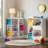 RiverRidge Kids Corner Playroom Cabinet with 6 Toy Storage Cubbies and 3 Angled Shelves-304055760