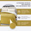 Couvre-lit de couleur unie - jaune - 229 × 229 cm-119688226-119688225