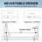 34-36 in.W x 72 in.H Bifold Frameless Glass Shower Door, Folding Frameless Shower Door-86176458