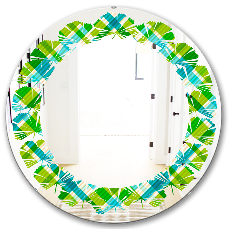 Miroir mural wave abstract gouttes vi, H 31,5 po x l po