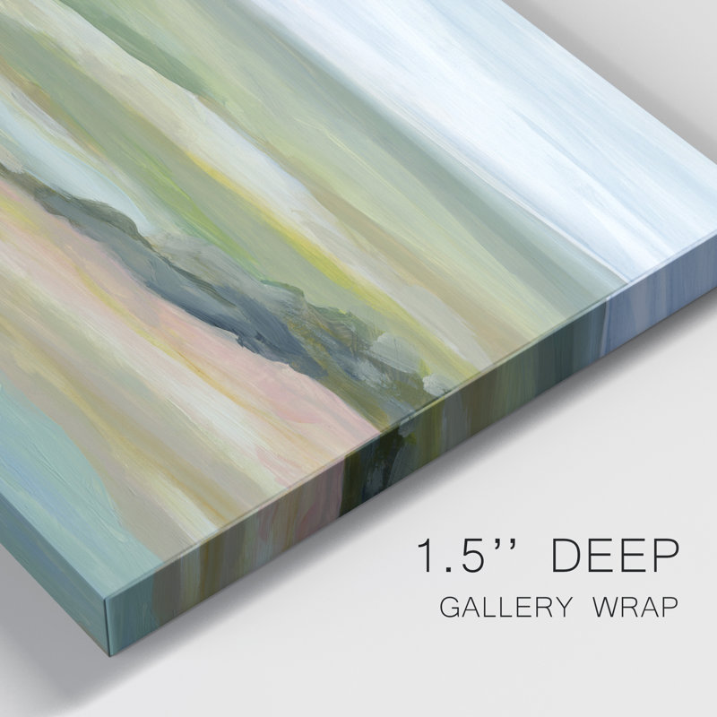 River Valley - Wrapped Canvas Painting, 60" H x 40" W x 1" D
